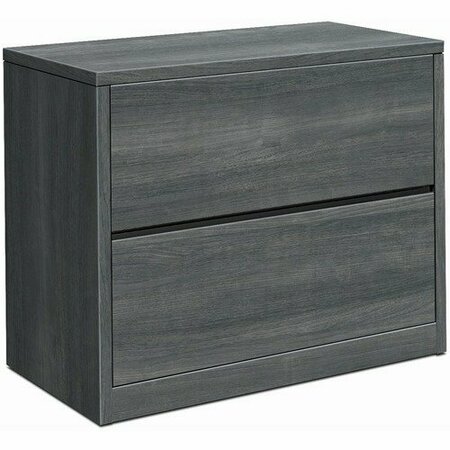 THE HON CO Lateral File, 2-Drawer, 36inx20inx29-1/2in, Sterling Ash HON10563LS1